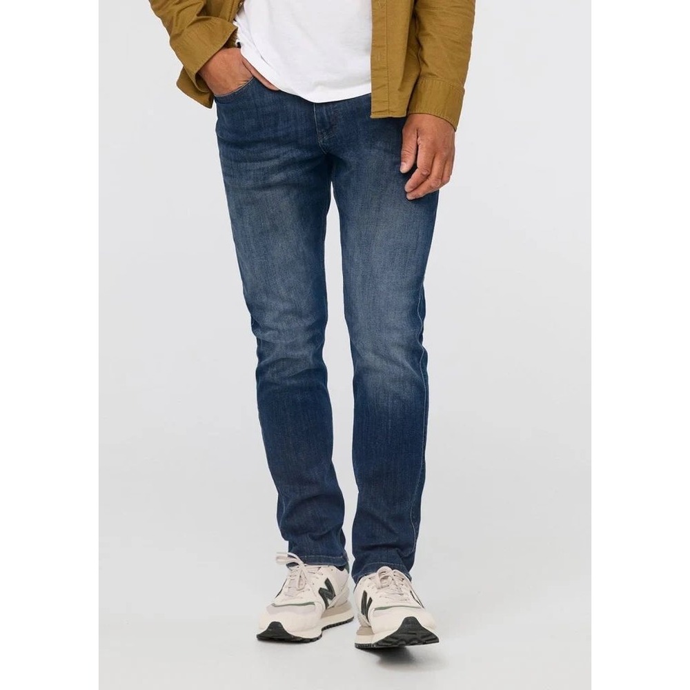 Duer DU/ER Jeans L2X Relaxed Taper Blue Denim Gusset Men's 32 32x32 Casual Denim